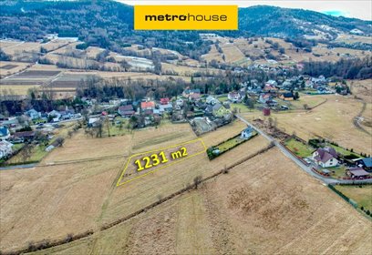 działka na sprzedaż 1231m2 działka Juszczyna