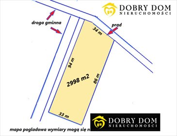 działka na sprzedaż 2998m2 działka Turośl