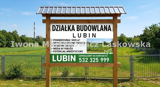 Działka budowlana 1025 m² w Lubinie - zapraszam działka Lubin, Stary Lubin