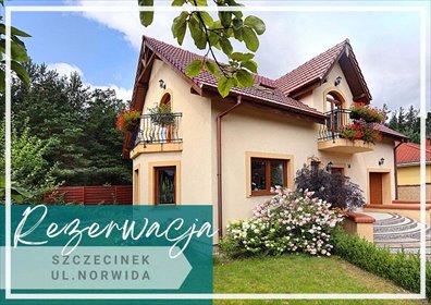 Sprzedam dom 153 m² z ogrodem i kominkiem w Szczecinku dom Szczecinek, Cypriana Kamila Norwida
