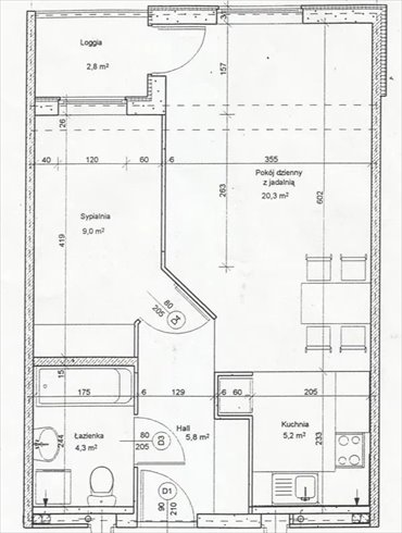 mieszkanie na sprzedaż 44m2 mieszkanie Warszawa, Ursus Czechowice, Górna Droga