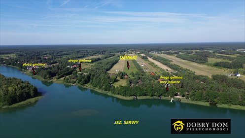 działka na sprzedaż 1208m2 działka Serwy