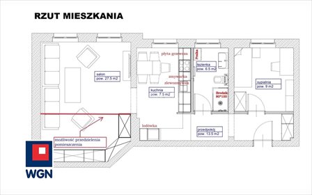 mieszkanie na sprzedaż 64m2 mieszkanie Kwidzyn, Centrum, Centrum