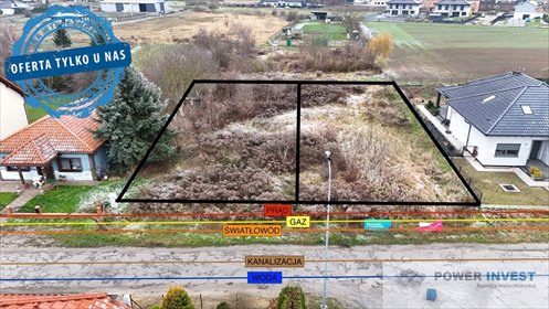 działka na sprzedaż 663m2 działka Leszno, Iwana Kryłowa