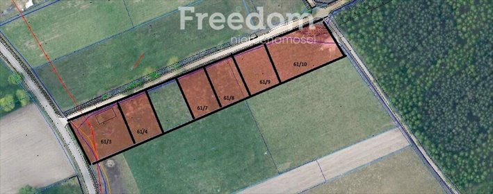 działka na sprzedaż 1682m2 działka Głuch