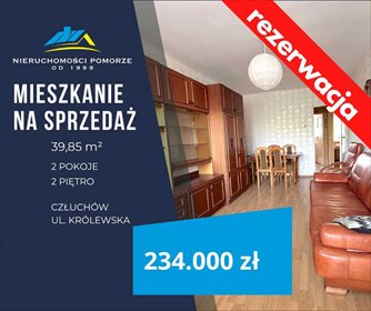 mieszkanie na sprzedaż 40m2 mieszkanie Człuchów, Królewska