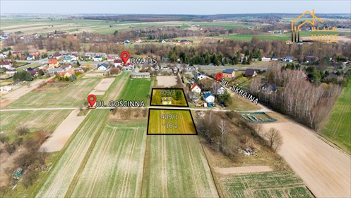 działka na sprzedaż 1587m2 działka Głuszczyzna, Gościnna