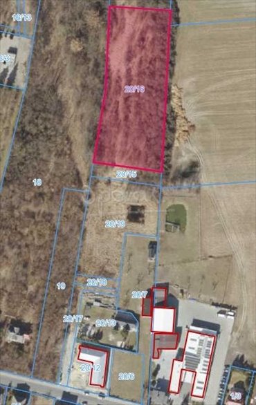 Działka przemysłowa 6763 m² z mediami i planem P/U działka Ostrów Wielkopolski, ul. Południowa
