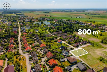 Sprzedam działkę 800 m² w Nadolicach Wielkich z mediami działka Nadolice Wielkie, Ogrodowa