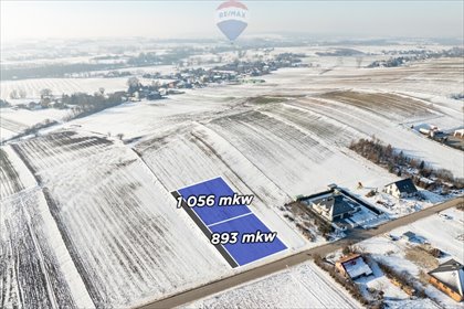 działka na sprzedaż 1056m2 działka Waganowice