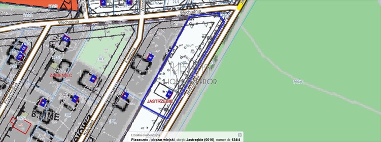 działka na sprzedaż 1871m2 działka Jastrzębie, Jastrzębska