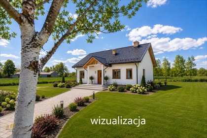 Nowoczesny dom w budowie 203 m2 z dużą działką 1,12 ha dom Kiełczewice Pierwsze