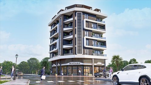 Nowoczesne 57 m² mieszkanie blisko plaży w Mahmutlar mieszkanie Mahmutlar, Mahmutlar, Alanya, Antalya