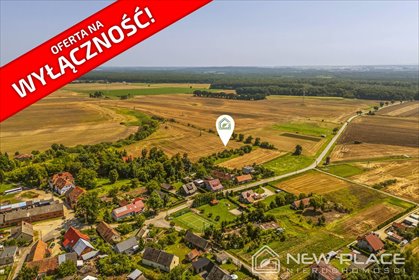 Działka budowlana 1200 m² w Słupiu - MPZP - tania i płaska działka Słup