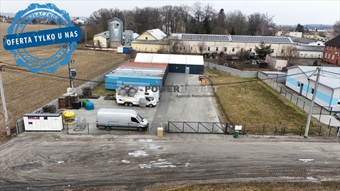 Działka z halą, biurem i możliwością zabudowy w Lesznie działka Przybyszewo