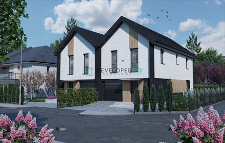 Nowoczesny dom bliźniaczy 129 m² z garażem - Dojlidy Górne dom Białystok, Dojlidy Górne, Komandorska