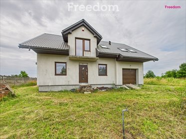 Dom w stanie deweloperskim z dużym ogrodem i garażem dom Ruda Wielka, Kasztanowa