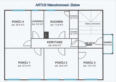 Przestronne 4-pokojowe mieszkanie bezczynszowe z garażem i piwnicą mieszkanie Złotów, Złotów