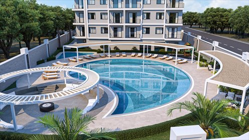 Nowoczesny apartament z widokiem na morze i basen mieszkanie Alanya, Oba, Alanya, Antalya
