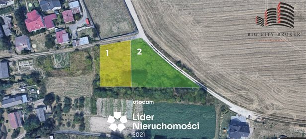 działka na sprzedaż 1000m2 działka Lublin, Głuska