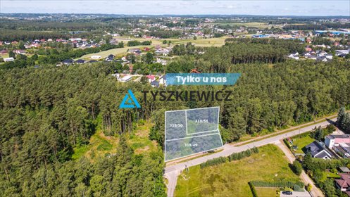 działka na sprzedaż 1011m2 działka Chwaszczyno, Wąska