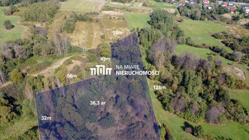działka na sprzedaż 3630m2 działka Domaradz