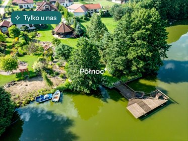 Luksusowa rezydencja z prywatnym stawem i garażem dom Warkały, Poziomkowa