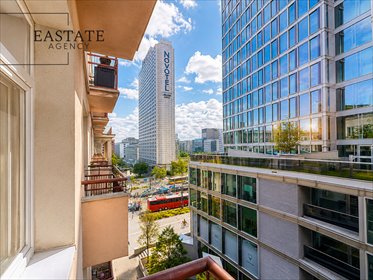 Nowoczesny 48 m² apartament z balkonem w centrum Warszawy polecam mieszkanie Warszawa, Śródmieście, Widok