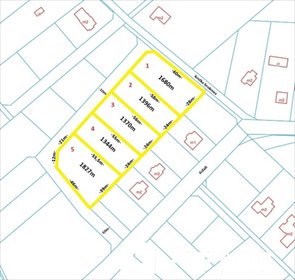 działka na sprzedaż 1344m2 działka Niewodnica Kościelna, Kwietna