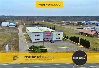 Polecam działkę komercyjną 2539 m² z halą i biurami działka Olszewo-Borki, Warszawska