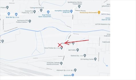 Polecam dużą działkę 2200 m² do wynajęcia w Krakowie Rybitwy działka Kraków, Rybitwy, Rybitwy