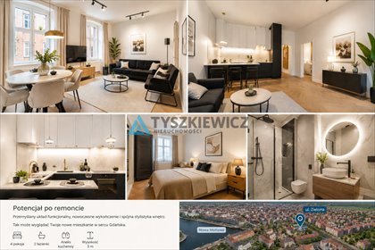 mieszkanie na sprzedaż 75m2 mieszkanie Gdańsk, Śródmieście, Zielona