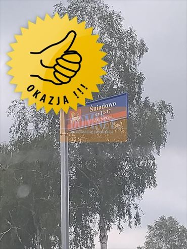 działka na sprzedaż 1030m2 działka Śniadowo