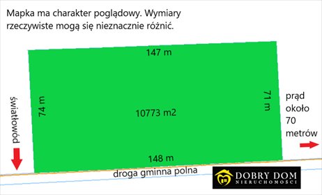 Działka inwestycyjna przy S8 z wysoką zabudową i widocznością działka Złotoria