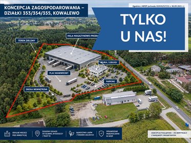 Działka inwestycyjna 11 900 m² w Kowalewie polecam działka Kowalewo