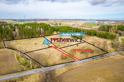 działka na sprzedaż 3800m2 działka Grabowo Kościerskie