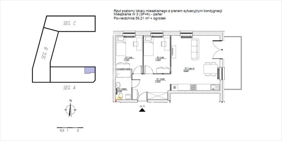 mieszkanie na sprzedaż 56m2 mieszkanie Dominów