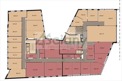 Nowoczesny lokal biurowy 265 m2 - klimatyzacja i ochrona lokal użytkowy Warszawa, Mokotów