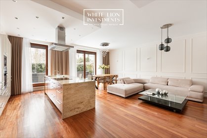 Elegancki apartament 92 m² z ogrodem w Wilanowie polecam mieszkanie Warszawa, Wilanów, Sarmacka