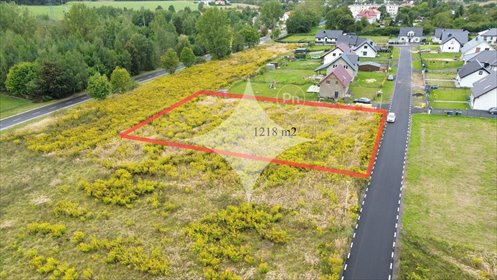 działka na sprzedaż 1218m2 działka Iwiny