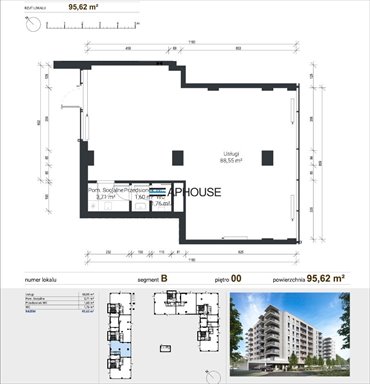 lokal użytkowy na wynajem 96m2 lokal użytkowy Kraków, Zabłocie, Podgórze