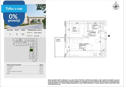 Na sprzedaż przestronne mieszkanie 34,94 m² w Osielsku mieszkanie Osielsko, Aleja Adama Mickiewicza