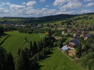 Do sprzedania działka 3918 m² w Klikuszowej z lasem i górami działka Klikuszowa