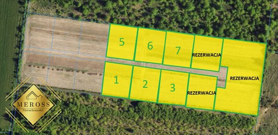 działka na sprzedaż 1060m2 działka Gorzelnia, Stara Gorzelnia