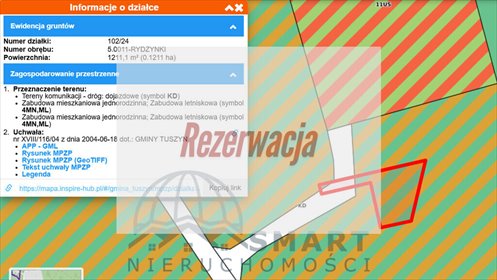 działka na sprzedaż 1212m2 działka Rydzynki