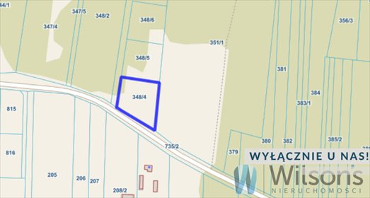działka na sprzedaż 2500m2 działka Lipa