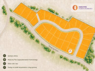 Działka 1000 m² z planem zagospodarowania w Tłuczewie działka Tłuczewo