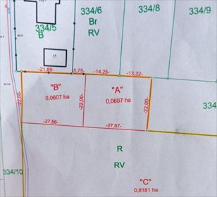 działka na sprzedaż 607m2 działka Miąskowo, Miąskowo