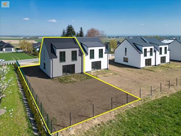 Nowoczesne bliźniaki 122 m2 z garażem w Gierałtowicach dom Gierałtowice, Wadowicka