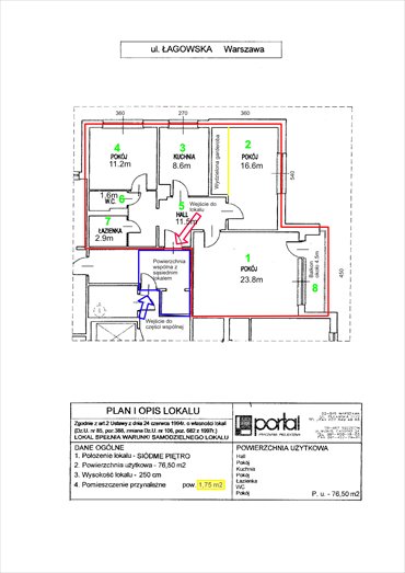 Mieszkanie 76,5 m² na Bemowie - zapraszam mieszkanie Warszawa, Bemowo, Górce, Łagowska